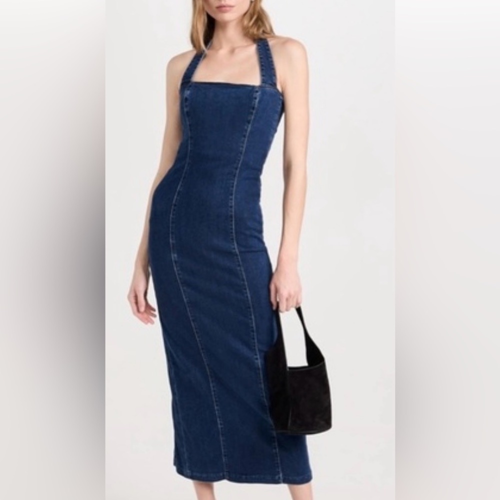 Habitual Women's Dark Blue Denim Dress - Picture 7 of 8